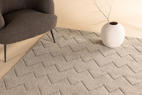 Rebellenclub Vloerkleed Elu - Bruin - vtwonen shop