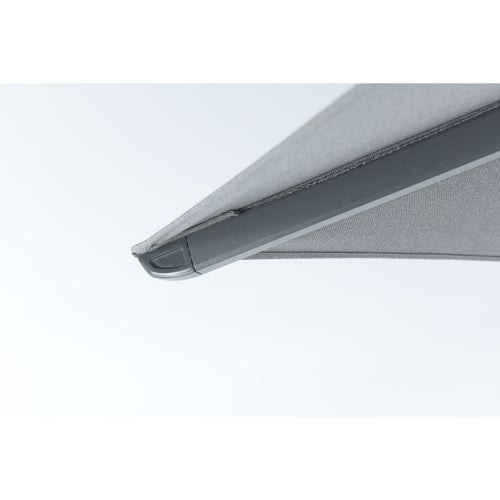 Hawaii King pole parasol - 400x400 cm - carbon black - donker grijs - vtwonen shop