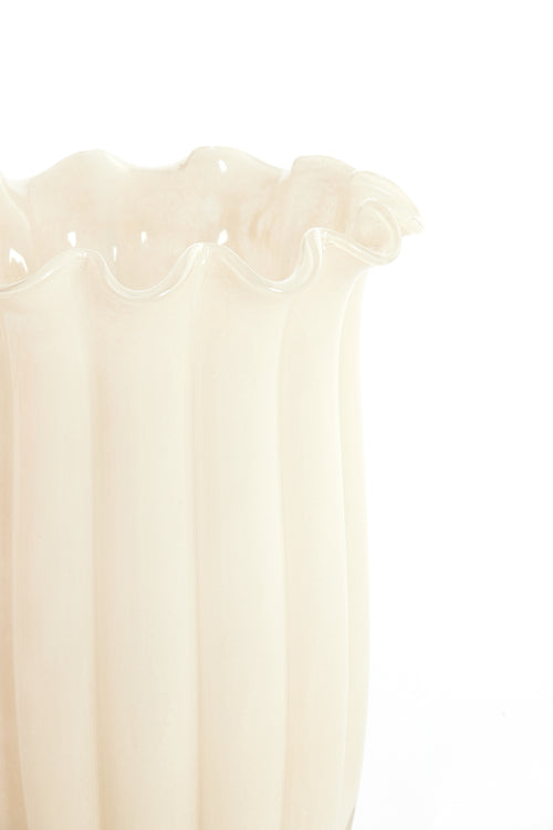 Light & Living vaas SEDONA - Ø23.5x38cm - wit - vtwonen shop