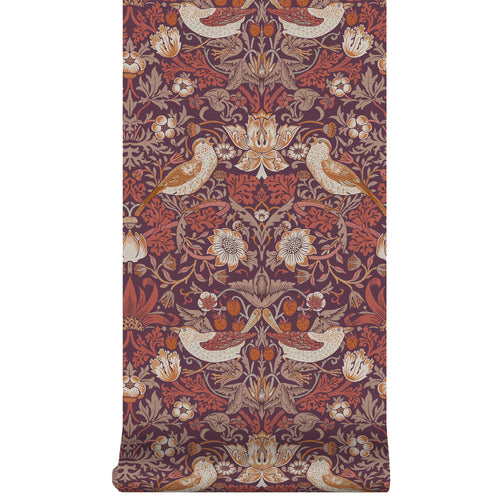 William Morris at Home Vliesbehang Strawberry Thief - 10mx52cm