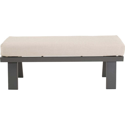 Lesli Living loveseat Estoril - grijs - 120x40x47cm