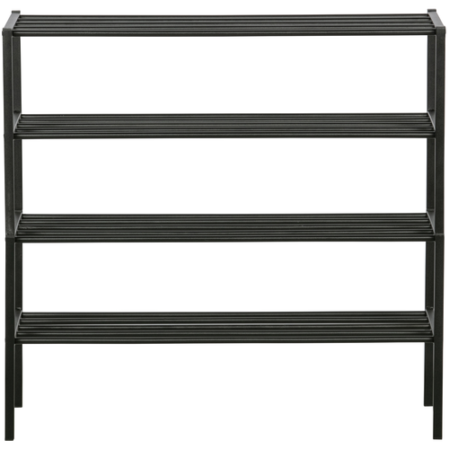 WOOOD schoenenrek Ferro - Metaal - Zwart - 40x85x35 - vtwonen shop