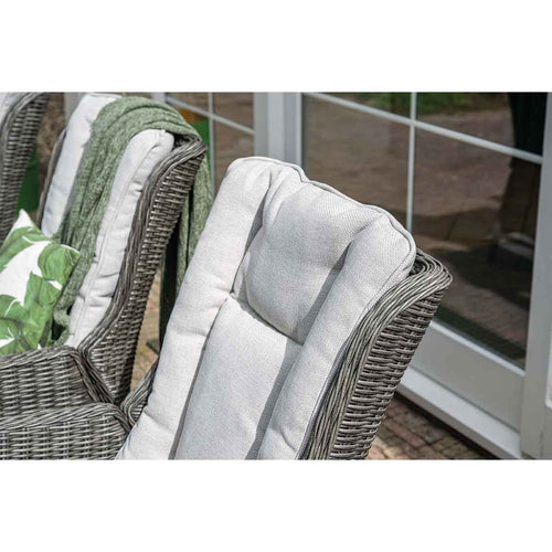 Garden Impressions loungestoel Marbella earl grey incl voetenbank