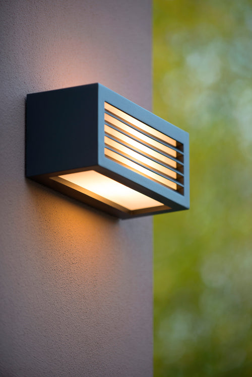 Lucide wandlamp DIMO - 1xE27 - Antraciet