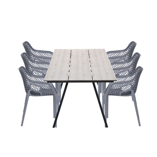 Garden Impressions tuinset Air Xl - Braga donker grijs 7-delig - vtwonen shop