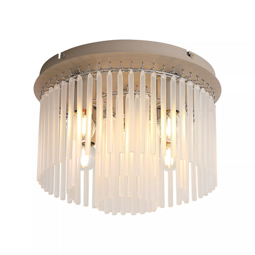 Searchlight plafondlamp Swizzle - 5 lichts - 32  x 23   cm - beige