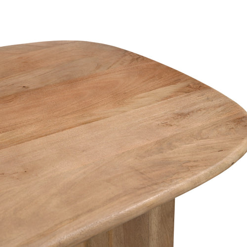 Giga Meubel Eettafel Gin Deens Ovaal - Mangohout - Naturel - 240x100x77cm - vtwonen shop