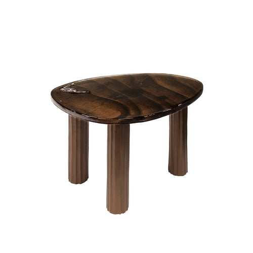 Giga Meubel Salontafel Eclipse - Koper Glas - 62x45x40cm - vtwonen shop