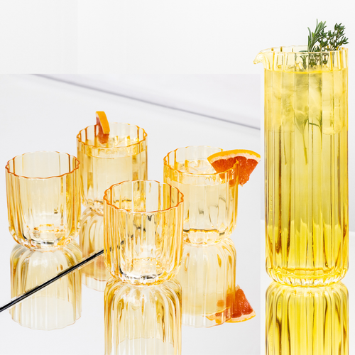 Brut Homeware | Set Gaia | Karaf + 4 Tumbler | oker