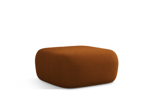 Micadoni Poef Jenny flueel roze - 88x90x40cm