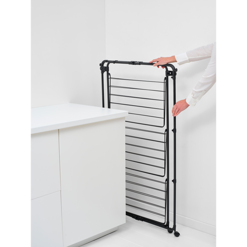 Brabantia HangOn Droogtoren, 23 meter - Matt Black - vtwonen shop