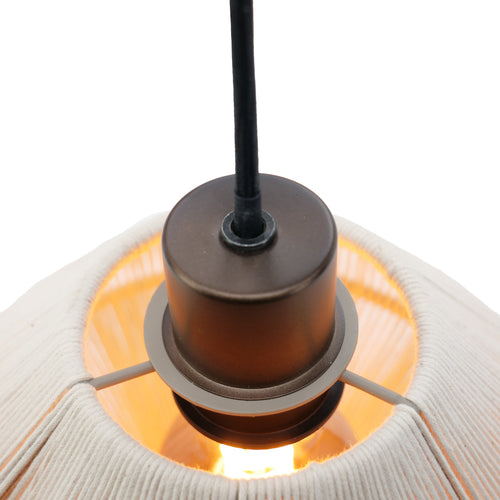 EGLO hanglamp Orimini - Ø 48 cm - crème/brons - textiel - vtwonen shop