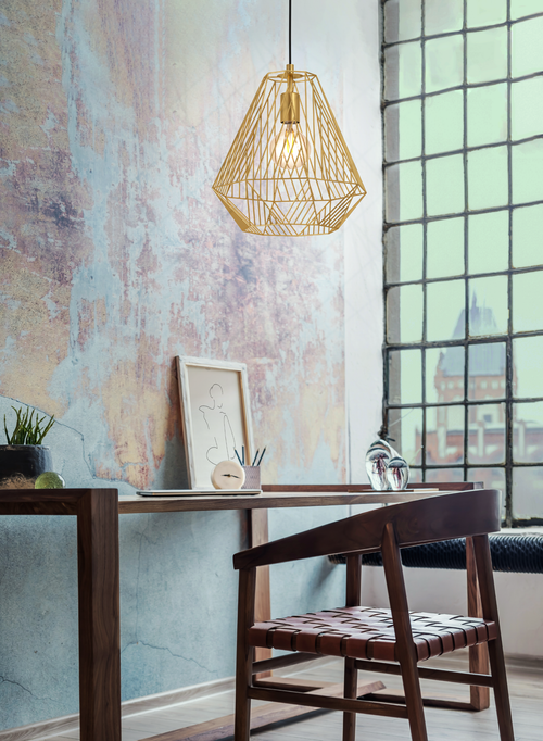 EGLO hanglamp Stype - e27 - ø 33 cm - goud - vtwonen shop