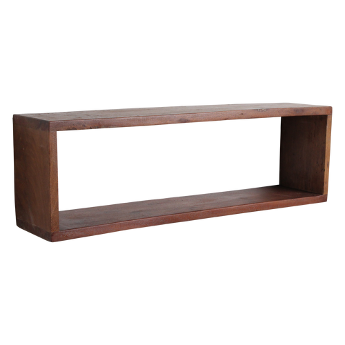 Raw Materials open wandplank - FSC-gerecycled hout - 70x15x22 cm - vtwonen shop