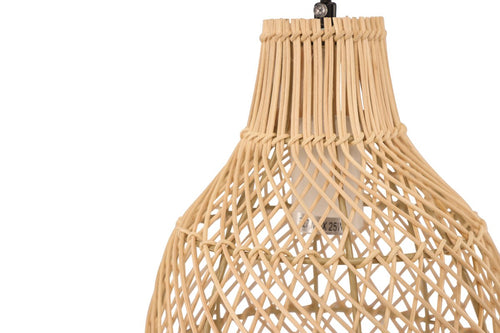 Rebellenclub Hanglamp Glen - ø20cm - Naturel Rattan - vtwonen shop