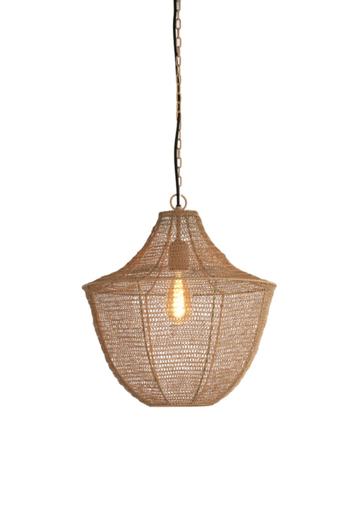 Light & Living hanglamp SHARIKA - bruin - Ø40x44cm - vtwonen shop