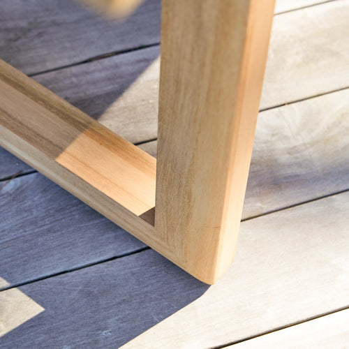 Tikamoon Tuintafel in massief teak voor 8/10 personen - Naturel