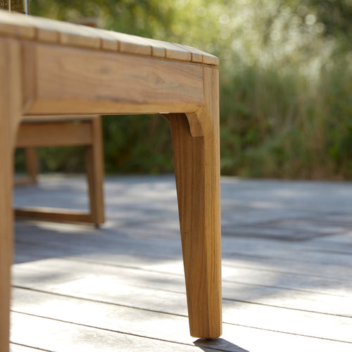 Tikamoon Lage tuintafel van gerecycled massief teak - Naturel