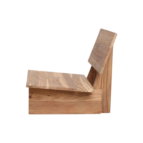 Raw Materials loungestoel Thar - Teakhout - vtwonen shop