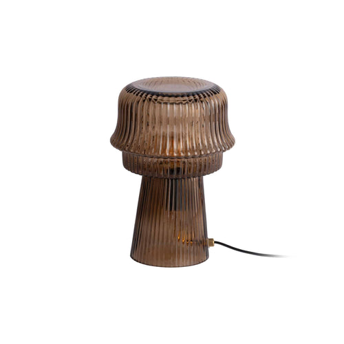 Leitmotiv tafellamp Cadiz Corded - bruin - Ø18cm