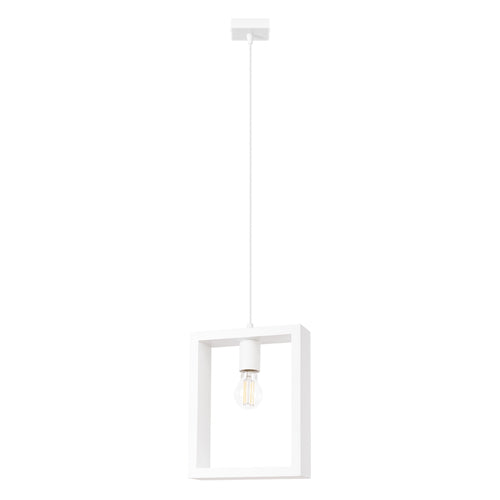Sollux Lighting Hanglamp ARIES wit - 24x8x133cm