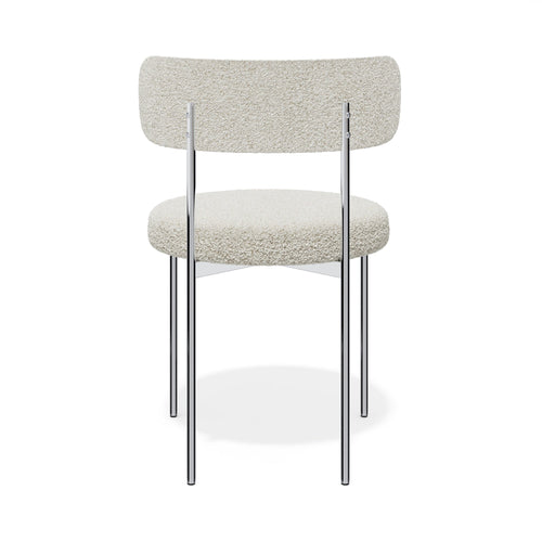 Premium Interiors - Set van 2 stoelen MUSE - bouclette crème 52cm