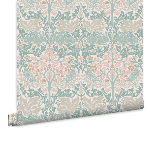William Morris at Home Vliesbehang - Brother Rabbit Lullaby Blues