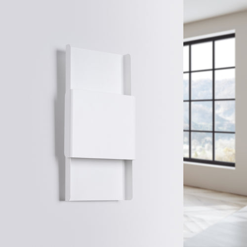 Sollux Lighting Wandlamp DURLIN wit - 20x7x40cm
