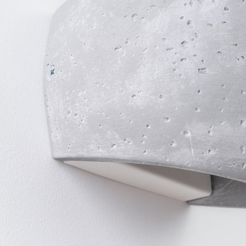 Sollux Lighting Wandlamp GLOBE beton - 18x14x14cm