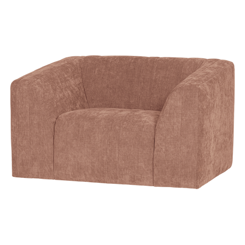 WOOOD fauteuil Omaire - Chenille - Lichtroze