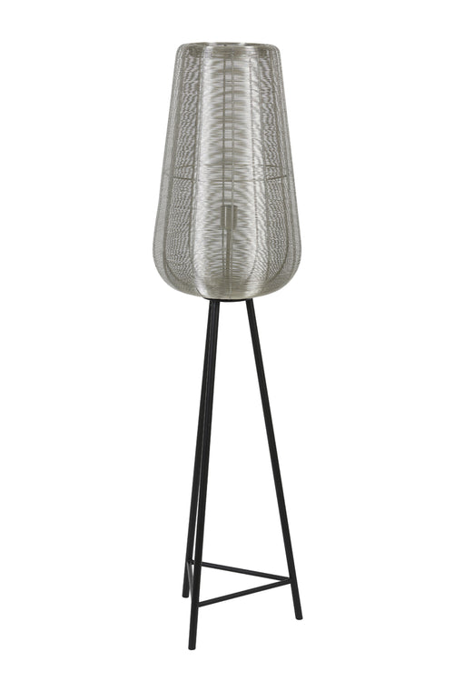 Light & Living vloerlamp ADETA - Ø37x147cm - zilver - vtwonen shop