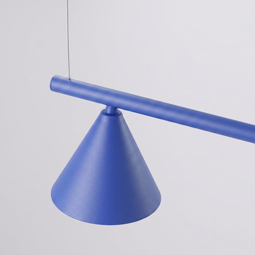 Sollux Lighting Kroonluchter NOX 4L ultramarijn - 122x14x215cm