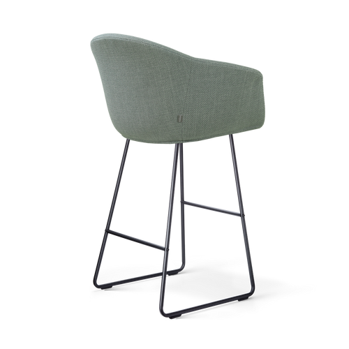 Nolon Nino-Otis Barkruk Saliegroen - Zwart Onderstel - 75 Cm