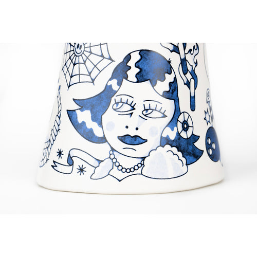 Bold Monkey Liberty Matters vaas blauw - vtwonen shop