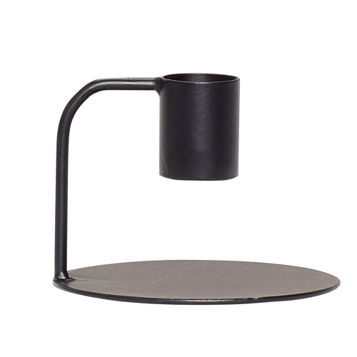 Hübsch kandelaar Curve - ijzer - ø9xh7cm - vtwonen shop