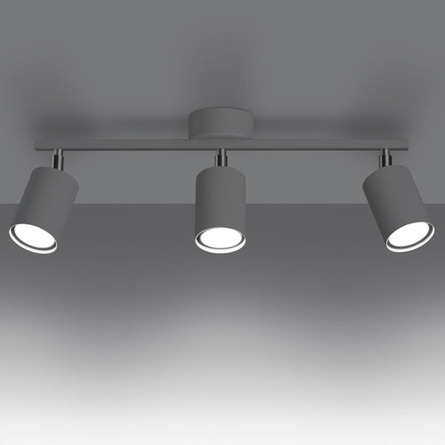 Sollux Lighting Plafondlamp LEMMI 3 wit - 46x8x20cm