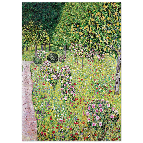 Artfulprints  Gustav Klimt - Orchard with roses   poster 50x70 cm - vtwonen shop