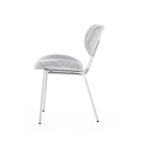 FurniLux Eetkamerstoel ACE Grijs 50x61x80 cm - vtwonen shop