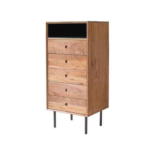 Tikamoon Kindercommode van acaciahout - Naturel