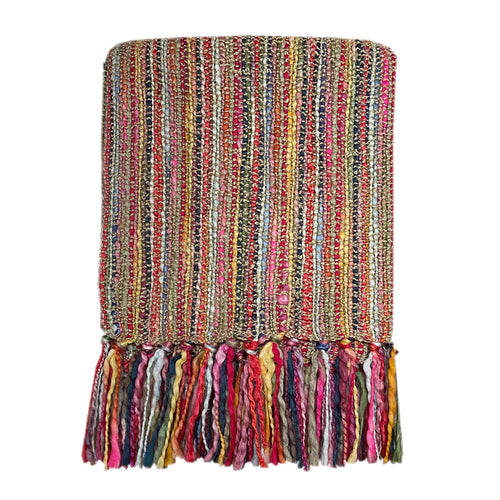Malagoon plaid Fun - beige melee - 125x150cm