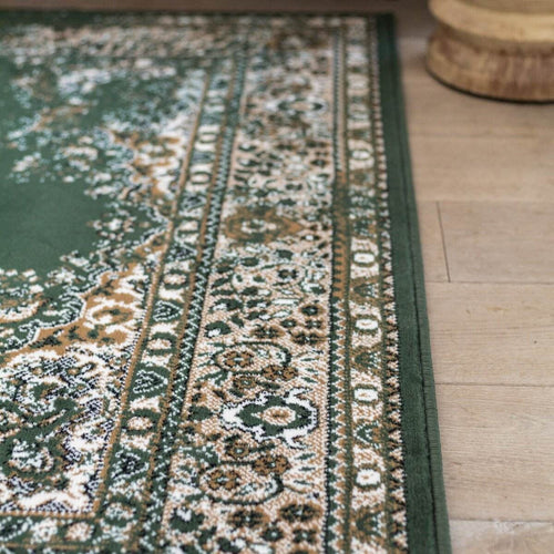 Interieur05 Vintage vloerkleed Keshan Groen