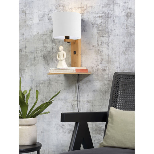 GOOD&MOJO wandlamp Andes - bruin - 19x24x36cm - vtwonen shop