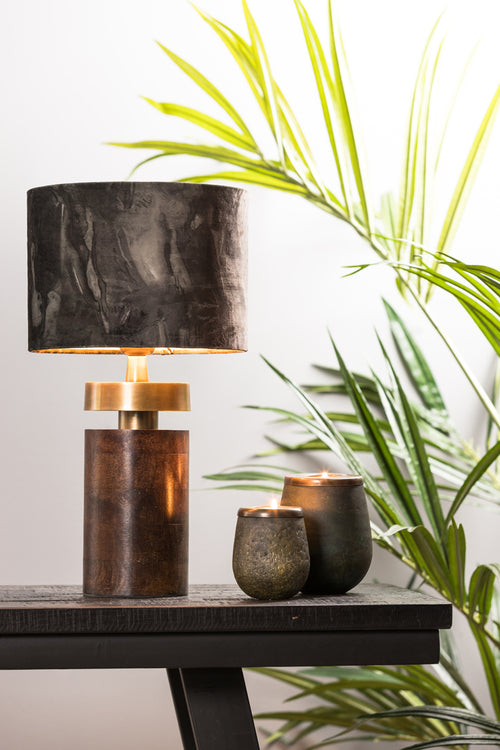 Light & Living lampenkap MARBLE - Ø25x18cm - groen