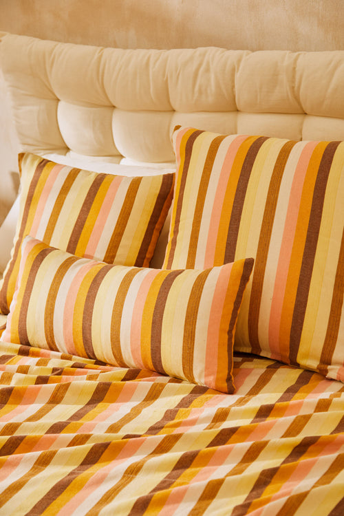 Calma House Kussenhoes Luxor - Mosterd - 45x45
