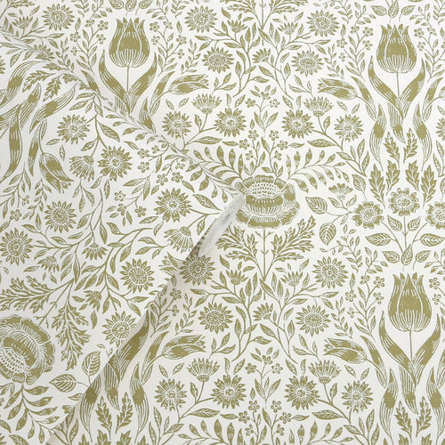 Laura Ashley Vliesbehang - Ashstead Damask Hedgerow