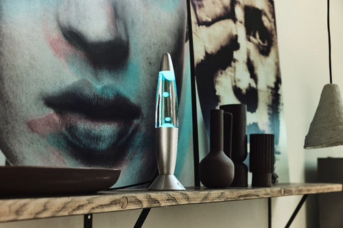 Lighto | Lavalamp zilver | 35 cm | RGB | 17 kleuren