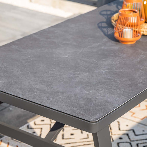 Garden Impressionslounge dining set Cameron 5-delig links - desert sand