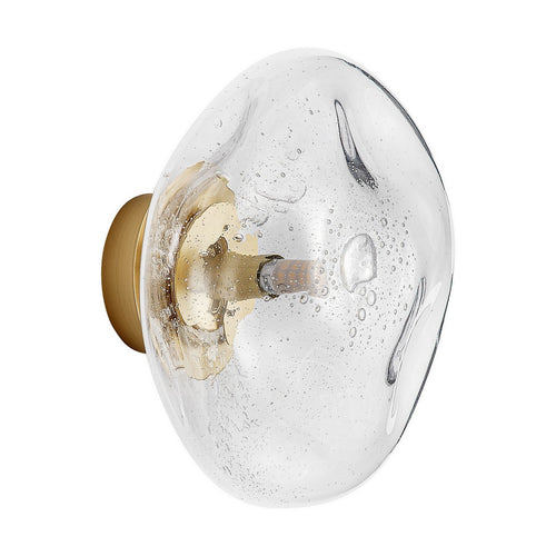Nova Luce KING 22 cm wandlamp, messing goud, geblazen heldere LED G9 1x5W