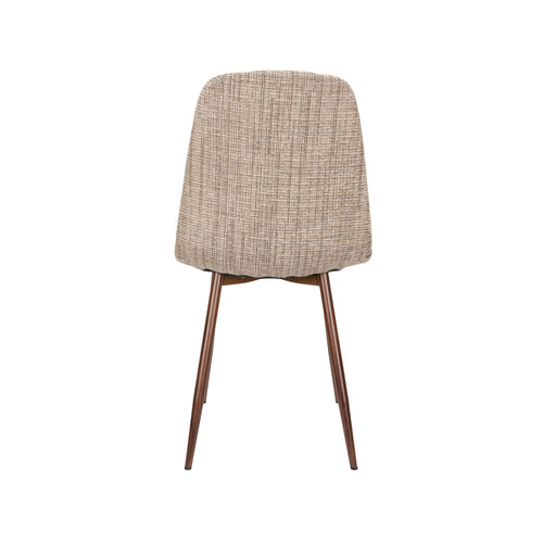 Housecraft Living Demi Eetkamerstoelen Gemêleerd Bruin - Set van 4