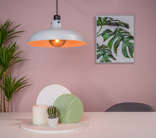 EGLO hanglamp Matlock - e27 - ø 38 cm - grijs/zwart - staal